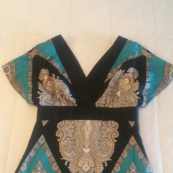 Phoebe Couture sexy silk short-sleeved dress 6 - Picture 2 of 5